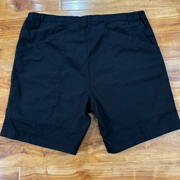 BOULDER CREEK Men's Black Side Elastic Ripstop Cargo knee Shorts Size 46 BIG NEW - Picture 5 of 16